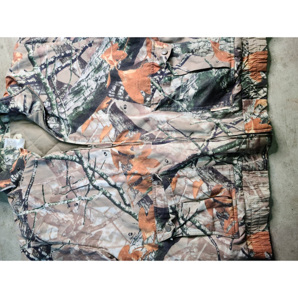 Outfitters Ridge Camo Hunting Jacket Coat Mens Large 42-44 Quilt Lined Realtree - Picture 2 of 5